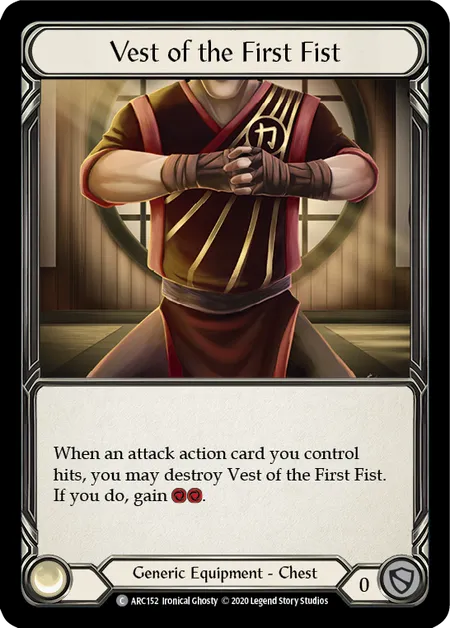 Vest of the First Fist [ARC152] (Arcane Rising - Unlimited) Regular