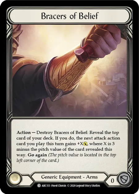 Bracers of Belief [ARC153] (Arcane Rising - Unlimited) Regular