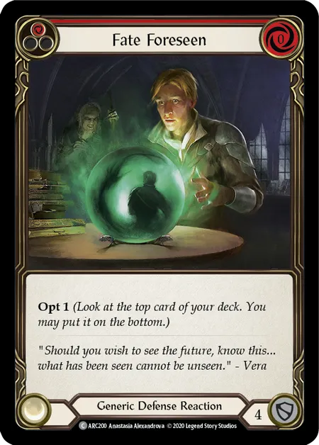 Fate Foreseen (Red) [ARC200] (Arcane Rising - Unlimited) Rainbow Foil