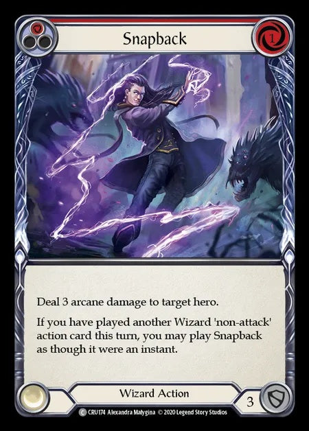 Snapback (Red) [CRU174] (Crucible of War - First) Regular