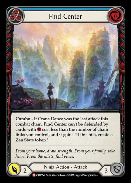 Find Center [CRU054] (Crucible of War - First) Rainbow Foil