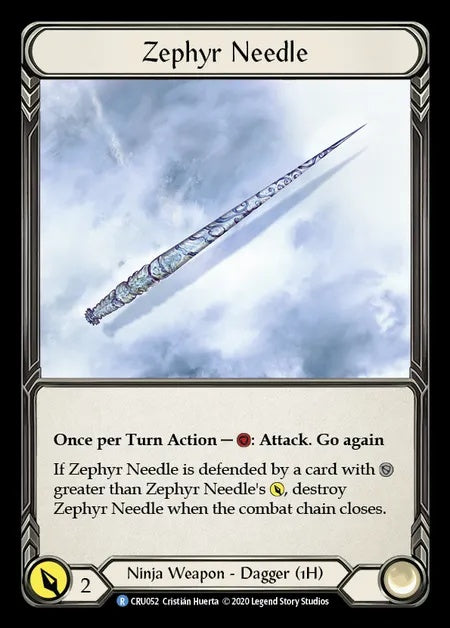 Zephyr Needle [CRU052] (Crucible of War - First) Cold Foil