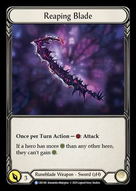 Reaping Blade [CRU140] (Crucible of War - First) Cold Foil