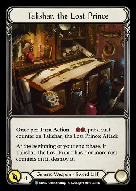 Talishar, the Lost Prince [CRU177] (Crucible of War - First) Cold Foil
