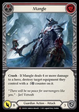 Mangle [CRU026] (Crucible of War - Unlimited) Rainbow Foil
