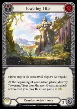 Towering Titan (Red) [CRU029] (Crucible of War - Unlimited) Rainbow Foil