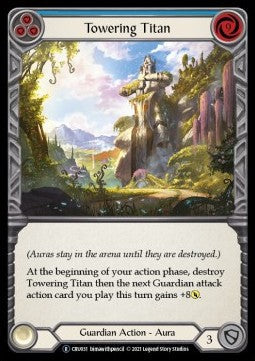 Towering Titan (Blue) [CRU031] (Crucible of War - Unlimited) Rainbow Foil