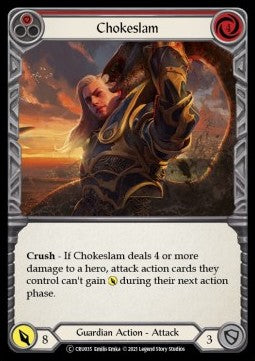 Chokeslam (Red) [CRU035] (Crucible of War - Unlimited) Regular