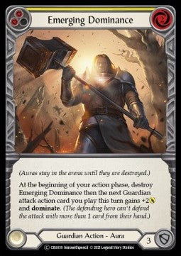 Emerging Dominance (Yellow) [CRU039] (Crucible of War - Unlimited) Rainbow Foil