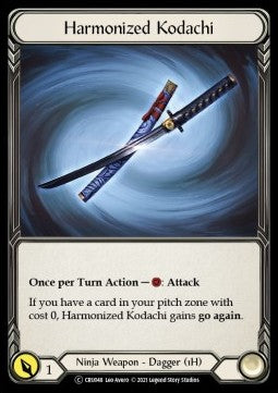 Harmonized Kodachi [CRU048] (Crucible of War - Unlimited) Regular