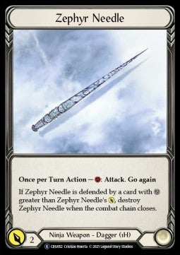 Zephyr Needle [CRU052] (Crucible of War - Unlimited) Regular