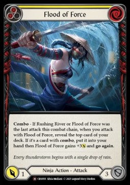 Flood of Force [CRU055] (Crucible of War - Unlimited) Rainbow Foil