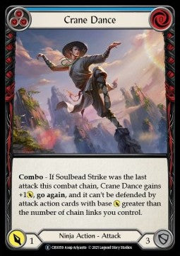 Crane Dance (Blue) [CRU059] (Crucible of War - Unlimited) Regular