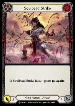 Soulbead Strike (Yellow) [CRU067] (Crucible of War - Unlimited) Rainbow Foil