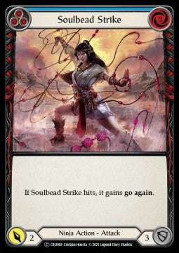Soulbead Strike (Blue) [CRU068] (Crucible of War - Unlimited) Rainbow Foil
