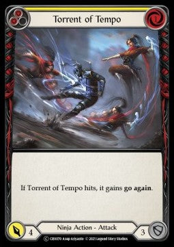 Torrent of Tempo (Yellow) [CRU070] (Crucible of War - Unlimited) Regular