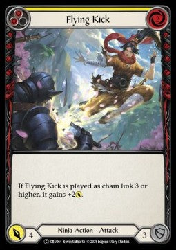 Flying Kick (Yellow) [CRU064] (Crucible of War - Unlimited) Regular