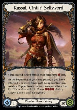 Kassai, Cintari Sellsword [CRU077] (Crucible of War - Unlimited) Regular