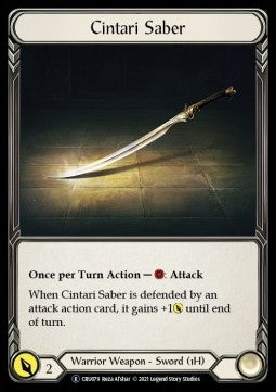 Cintari Saber [CRU079] (Crucible of War - Unlimited) Rainbow Foil