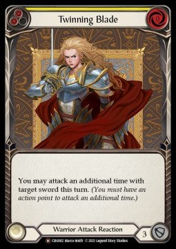 Twinning Blade [CRU082] (Crucible of War - Unlimited) Rainbow Foil