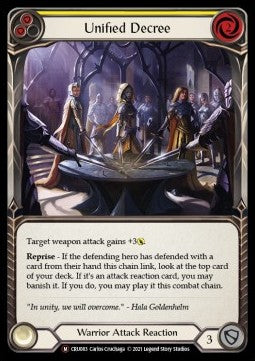 Unified Decree [CRU083] (Crucible of War - Unlimited) Regular