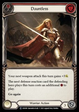 Dauntless (Red) [CRU085] (Crucible of War - Unlimited) Rainbow Foil