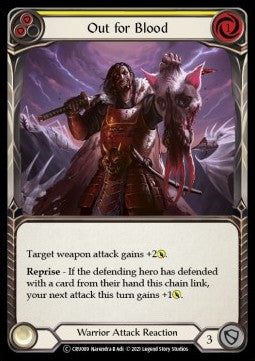 Out for Blood (Yellow) [CRU089] (Crucible of War - Unlimited) Rainbow Foil