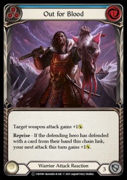 Out for Blood (Blue) [CRU090] (Crucible of War - Unlimited) Regular