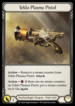 Teklo Plasma Pistol [CRU100] (Crucible of War - Unlimited) Rainbow Foil