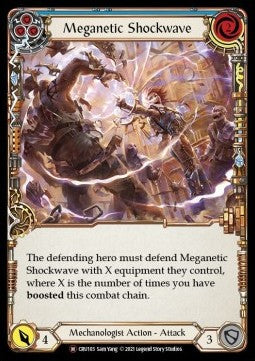 Meganetic Shockwave [CRU103] (Crucible of War - Unlimited) Rainbow Foil