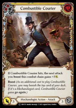 Combustible Courier (Yellow) [CRU110] (Crucible of War - Unlimited) Regular