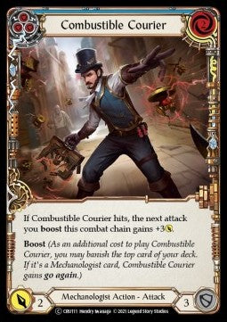 Combustible Courier (Blue) [CRU111] (Crucible of War - Unlimited) Regular