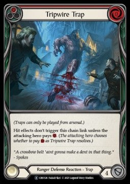 Tripwire Trap [CRU126] (Crucible of War - Unlimited) Rainbow Foil