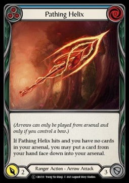 Pathing Helix (Blue) [CRU131] (Crucible of War - Unlimited) Rainbow Foil