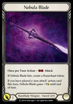 Nebula Blade [CRU139] (Crucible of War - Unlimited) Rainbow Foil