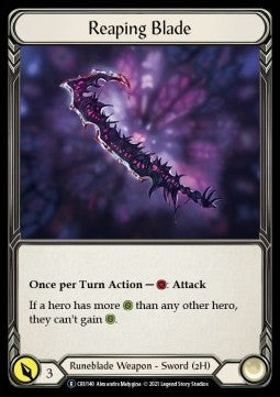 Reaping Blade [CRU140] (Crucible of War - Unlimited) Regular