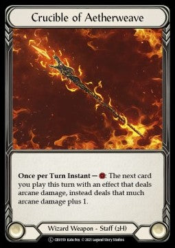 Crucible of Aetherweave [CRU159] (Crucible of War - Unlimited) Rainbow Foil
