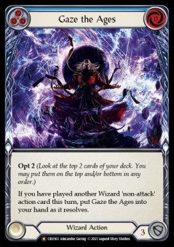 Gaze the Ages [CRU163] (Crucible of War - Unlimited) Rainbow Foil