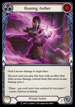 Rousing Aether (Red) [CRU171] (Crucible of War - Unlimited) Rainbow Foil
