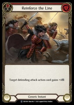 Reinforce the Line (Red) [CRU189] (Crucible of War - Unlimited) Regular