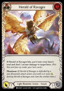 Herald of Ravages (Red) [MON017] (Monarch - First) Regular