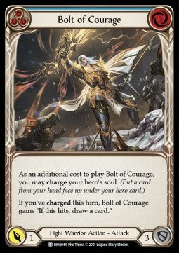 Bolt of Courage (Blue) [MON044] (Monarch - First) Regular