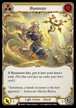 Illuminate (Yellow) [MON073] (Monarch - First) Rainbow Foil