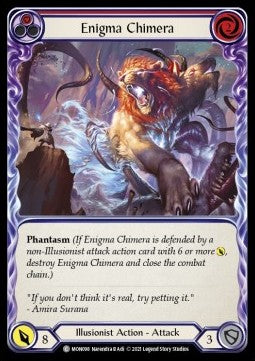 Enigma Chimera (Red) [MON098] (Monarch - First) Rainbow Foil