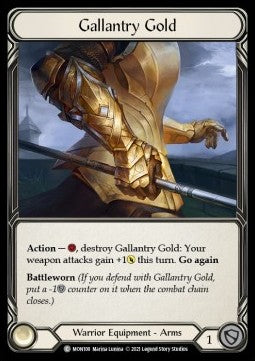 Gallantry Gold [MON108] (Monarch - First) Cold Foil
