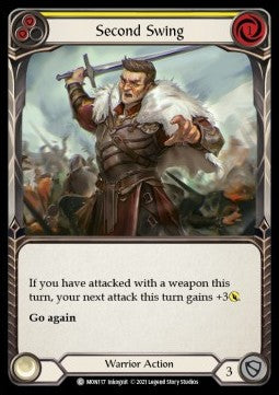 Second Swing (Yellow) [MON117] (Monarch - First) Rainbow Foil