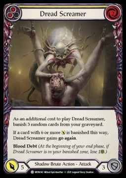 Dread Screamer (Yellow) [MON142] (Monarch - First) Regular