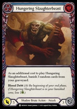 Hungering Slaughterbeast (Blue) [MON149] (Monarch - First) Regular