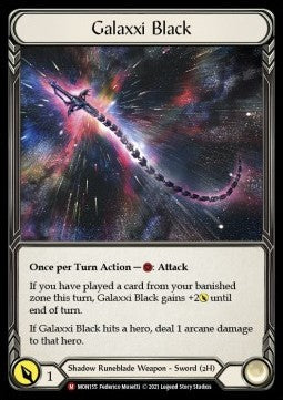 Galaxxi Black [MON155] (Monarch - First) Cold Foil