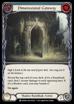 Dimenxxional Gateway (Blue) [MON164] (Monarch - First) Regular